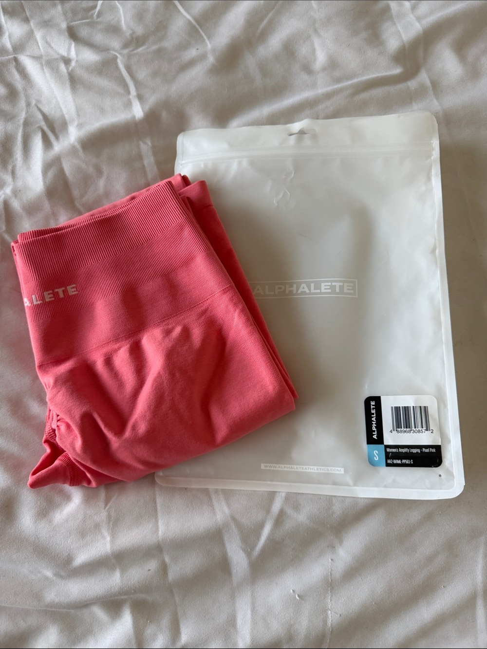 Alphalete Kids Seamless High-Waist Leggings - Coral Pink